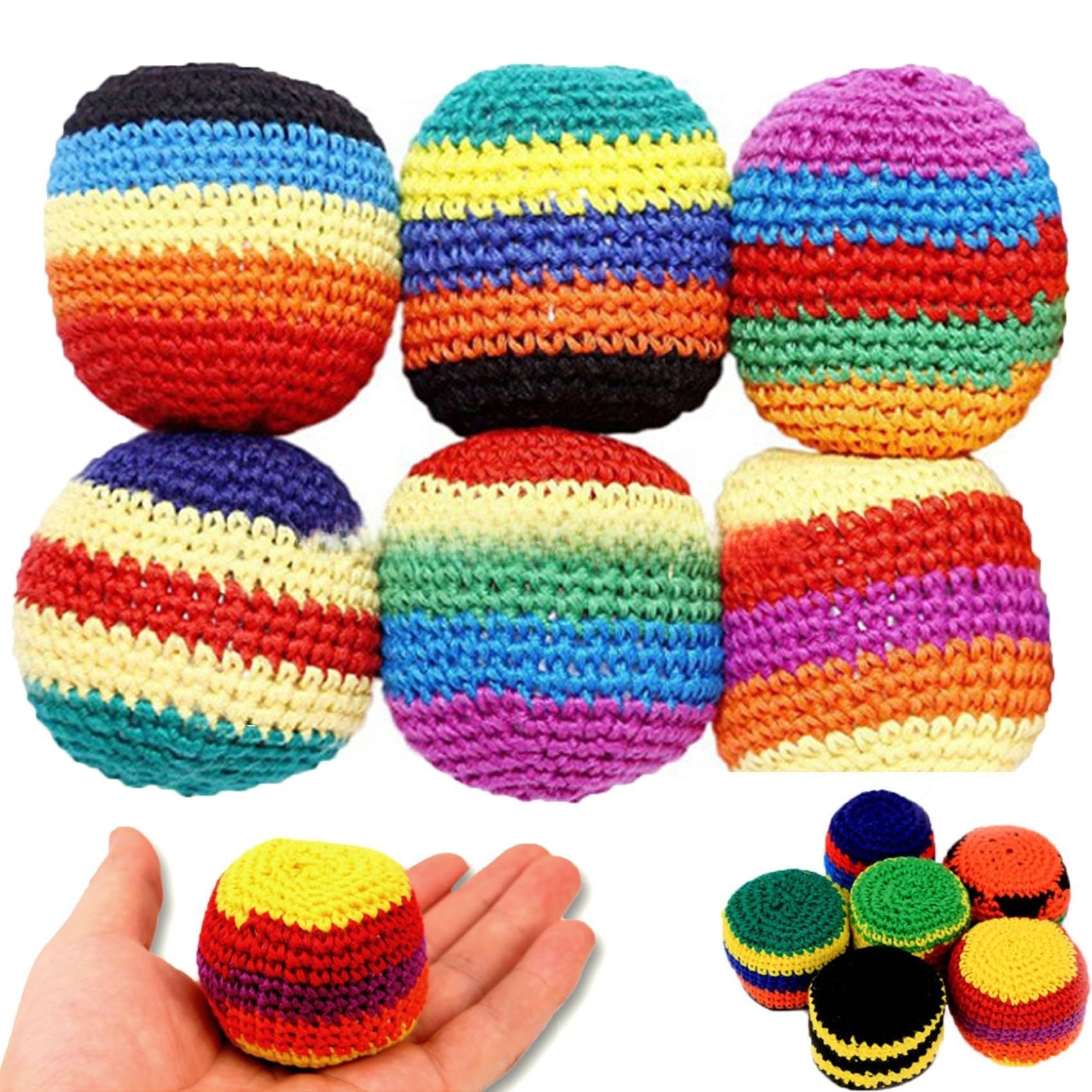 Knitted Foot Bag (6,12,24pc)